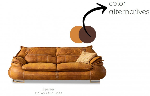 Sofaset 3+1+1 zits Ontwerp Bank Banken Modern 3-delig