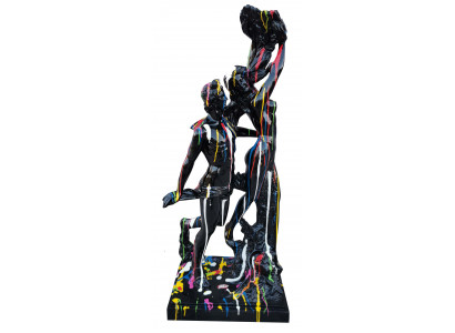 Ontwerper Abstracte Decoratie Moderne Figuur Dansend Paar Sculpturen Tuinbeelden