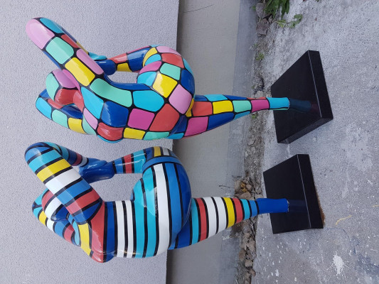 Ontwerper Abstracte Figuren Moderne Decoraties Figuren Vrouw Sculptuur Sculpturen