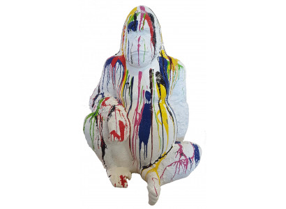 Designer Beeld Standbeeld Moderne Beelden Standbeelden Decoratie Deco Gorilla Tuin Nieuw