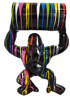 Designer Gorilla figuur standbeeld Moderne figuren standbeelden decoratie tuindecoratie Nieuw