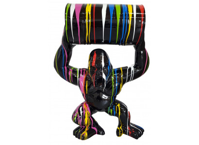 Designer Gorilla figuur standbeeld Moderne figuren standbeelden decoratie tuindecoratie Nieuw