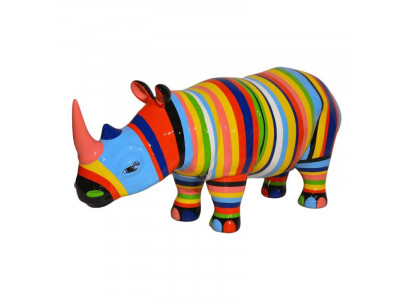 Ontwerper figuur standbeeld Moderne figuren Decoratie Neushoorn Tuin beeldhouwwerken Nieuw