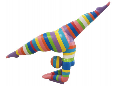 Akrobatin Ontwerp Figuren Sculpturen Modern Abstracte Sculptuur Vrouw Decoratie