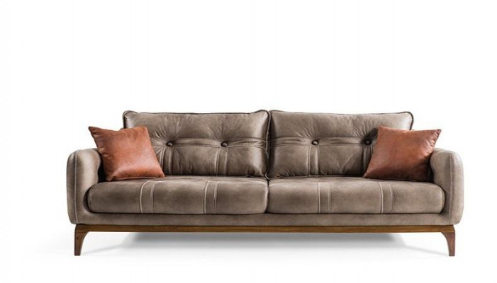 Sofa's banken driezitter ontwerper bank bankstel bruin meubilair wonen