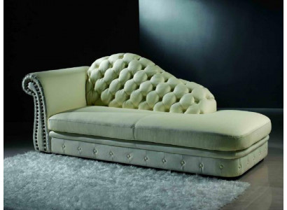 Chaiselounge Chesterfield Bed Chaise Sofa Lounge Zit- Ligstoel 230cm.