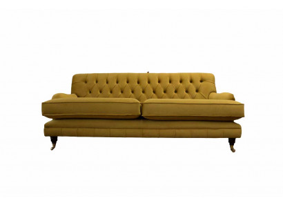 Chesterfield bankstel 3-zits gestoffeerd textiel stof banken Elegante bankstellen