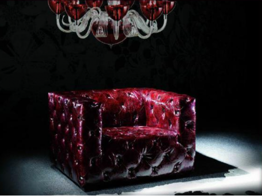 Chesterfield fauteuil leren bank luxestoel Bordeaux clubstoel Nieuw