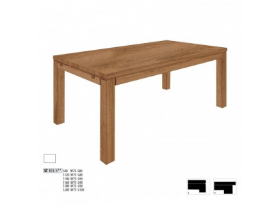 Tafel Houten Tafels 200x100cm Houten Eettafels Conferentie Massief Hout Echt Eiken Nieuw