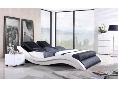 Ontwerp Bedden Tweepersoons Hotel Frame Slaapkamer Leder Luxe Modern