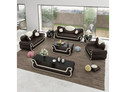 Compleet set bankstel 7-delig. Zit sideboard design woonkamergroep zitgroep.