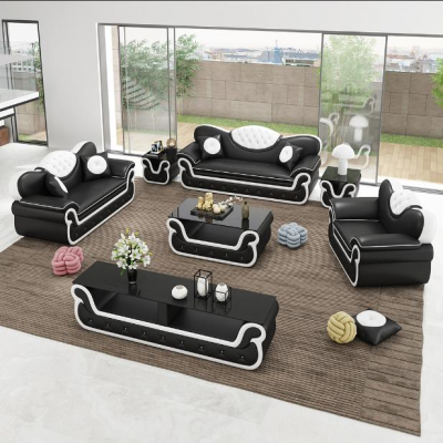 Compleet set bankstel 7-delig. Zit sideboard design woonkamergroep zitgroep.