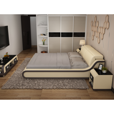 Bedekking decoratief ontwerp luxe dubbel hotelbedden 180x200cm slaapkamer.