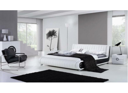 Designerbed Echtelijk bed Gestoffeerd bed Slaapkamer Ledikant Nieuw Bedden