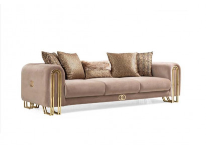 Ontwerper Banken Beklede Bank Sofa's 3-zits Driepersoons Stoffen Bank Woonkamer Nieuw