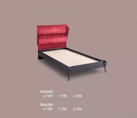 Design bed kinderbed kleurrijk modern jeugd bed houten meubels 120x200cm