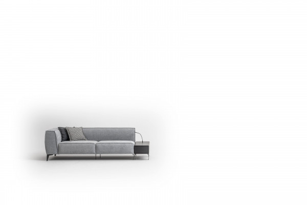 3-zits bank bank Moderne stijl Woonkamer Beklede bank Luxe Textiel