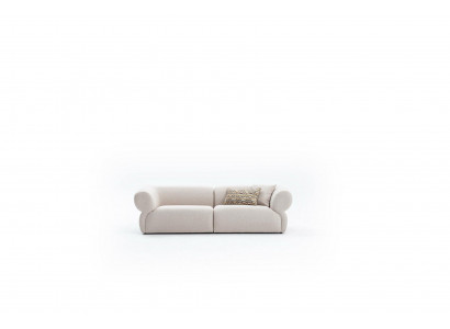 Sofa Bank Bekleding Meubel Driepersoonsbank 3-Zit Modern Design Bank Beige