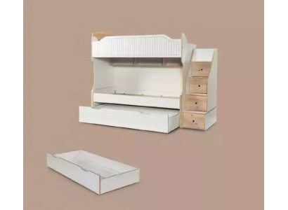 Stapelbed kinderbed hoogslaper stapelbed kinderkamer wit bed