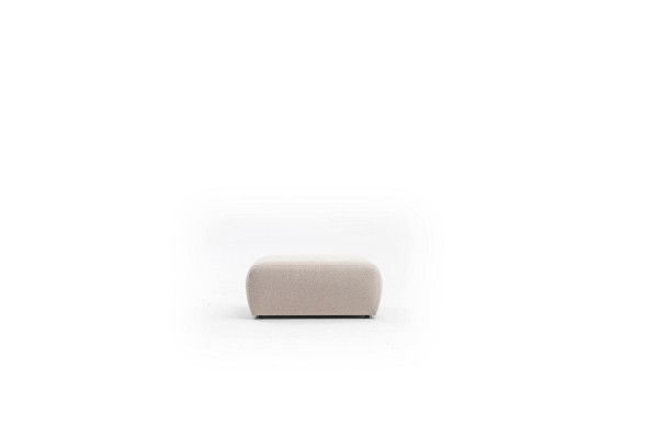 Poef Beige Woonkamer Bekleding Textiel Meubels Meubels Ottomaanse Bank
