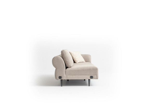 Sofa L-vorm woonlandschap Beige bank 420x170 design meubelen stof