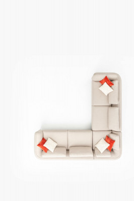 Hoekbank bank gestoffeerde bank L-vorm woonkamer hoekbank bankstellen bankstel 312x312