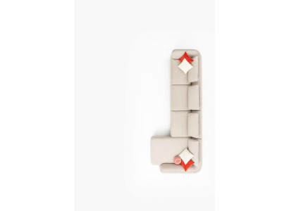 Hoekbank Woonkamer Bank Gestoffeerde Bank Modern Design L-Vorm 420x170cm