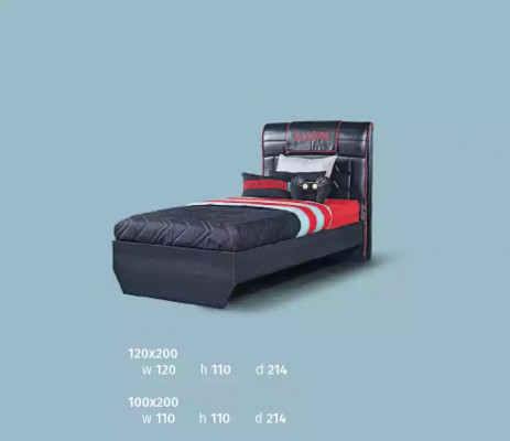 Ontwerperbedden kinderbed tienerbed houten meubels met zacht 120x200cm