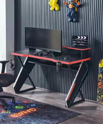 Gamer kinderkamer slaapkamer bed tafel kledingkast 3-delig.