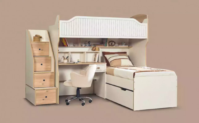 Stapelbed hoogslaper bed stapelbed met bureau twee bedden