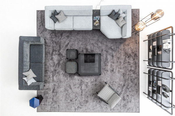 Sofaset xxl Bank Texil Big Bank 5+3+1 Zitter Bekleding Stof Banken