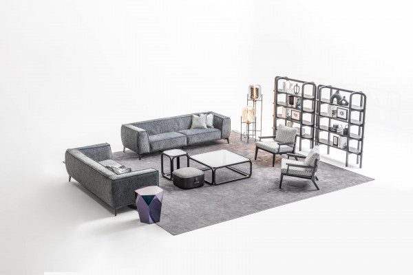 Bankstel 431-zits banken Fauteuils Luxe set xxl Stoffen bankstel Meubels