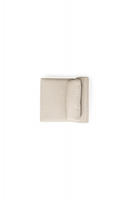 Bank L-vormige woonkamer hoekbank Beige Luxe Moderne Stijl 402x227 Meubels