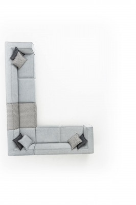 Eckbank hoekbank woonkamer modern design bank gestoffeerde textiel 400x310