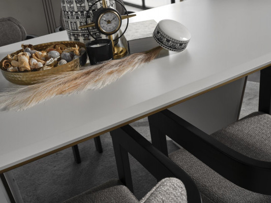 Eettafel Eetkamertafel Eethoek Tafel Hout Modern Wit Eetkamer Luxe