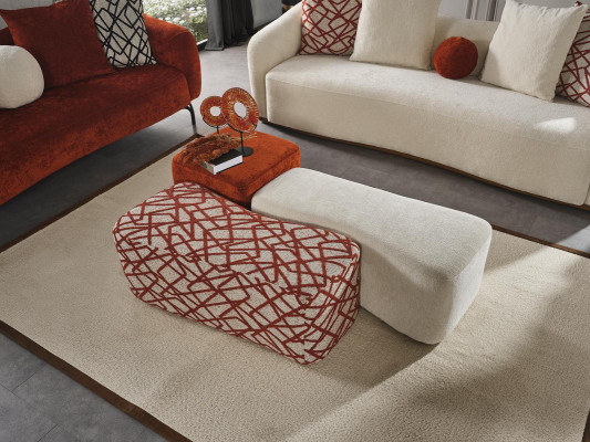 Zithocker 3x Kruk Poef Voetenbankje Woonkamer