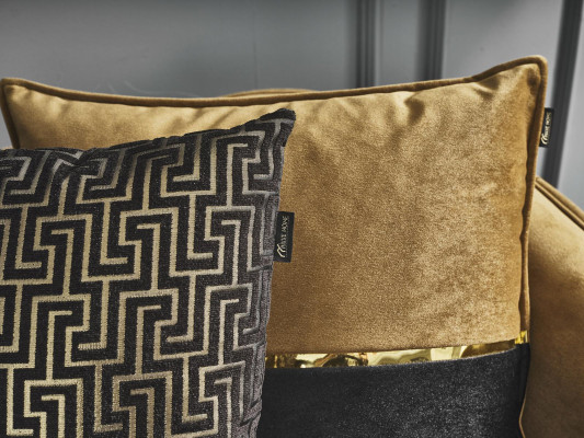 Chesterfield bankstel Bank 3-zits fauteuil Blauw Polyester set 2-delig