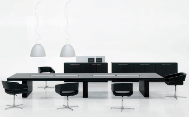 Tafel Kantoor Ontwerp Hout Vergaderen Conferentie Tafel Werktafel Tafels