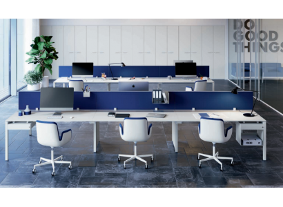Werktafel Balie 6 personen Kantoor bureau Werkkamer Kantoorinrichting Tafel Tafels