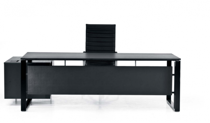 Schrijftafel computertafel kantoormeubelen tafel hoekbureau advocatenkantoor praktijk meubels