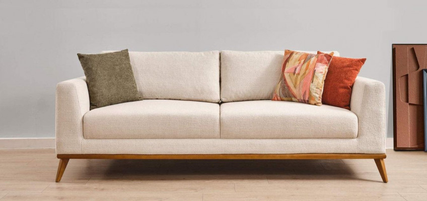 Stijlvolle bank 3-zits design meubels woonkamer luxe banken banken 223cm