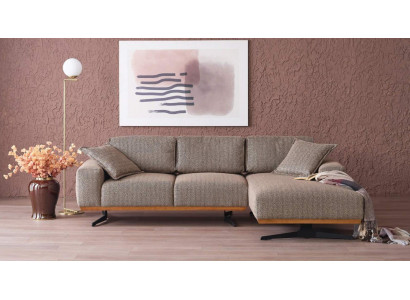 Luxe hoekbank L-vormig modern meubilair woonkamer grijs hoekbank hoekbank