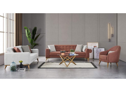 Woonkamerset Stijlvol bankstel 3+3+1 zitter Luxe banken Sofa meubels  Woonkamerset met stijlvol bankstel van 3+3+1 zitter Luxe banken Sofa meubels