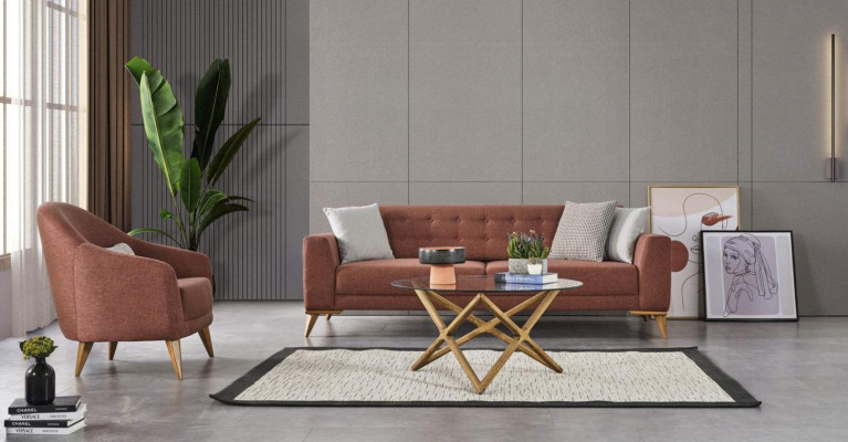 Woonkamerset Stijlvol bankstel 3+3+1 zitter Luxe banken Sofa meubels  Woonkamerset met stijlvol bankstel van 3+3+1 zitter Luxe banken Sofa meubels