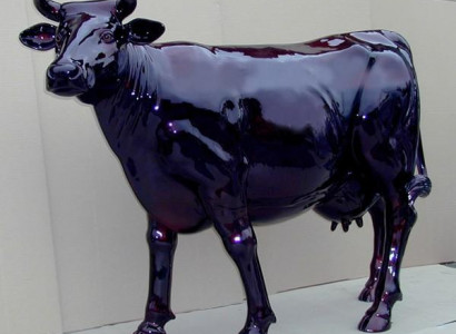 Abstracte figuur standbeeld tuinbeelden decoratie beelden sculpturen koe rund Nieuw