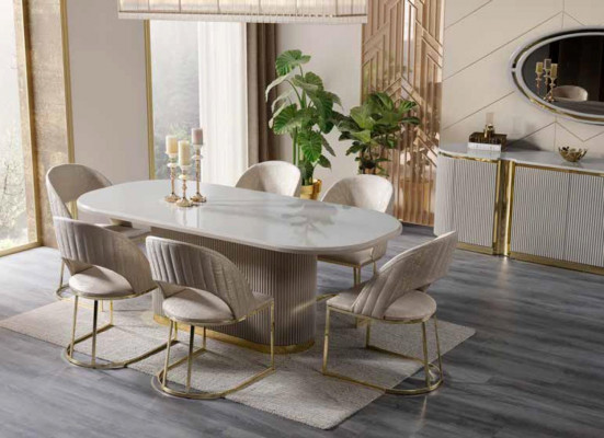 Ovale eettafel eetkamerset keukentafel eetkamertafel stoelset