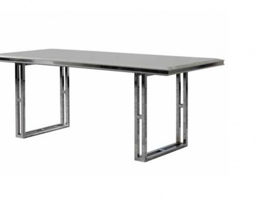 Eettafel Luxe Tafel Roestvrij Staal Wit Woonkamer Eettafels Tafels Meubels