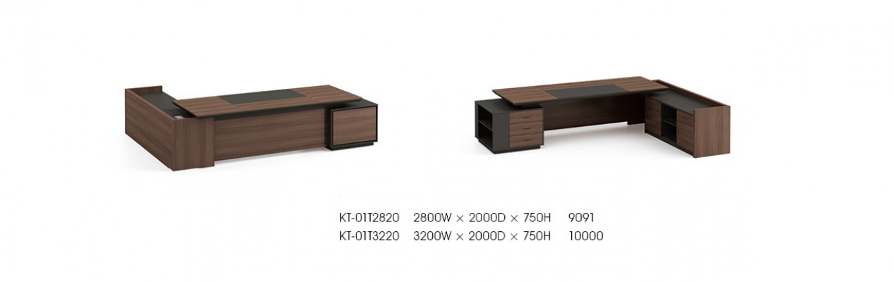 Hoekbureau + kast plank hout 2-delige set kantoorinrichting
