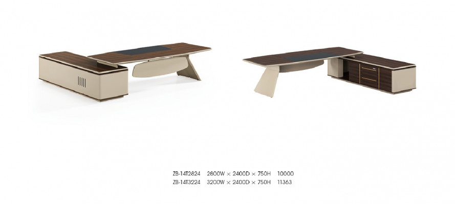 Ontwerp hoekbureau kantoorinrichting chef kamer meubels tafel kantoormeubelen nieuw