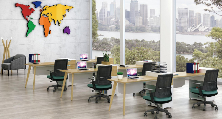Tafel Kantoor Meubels Inrichting Tafels Callcenter 1 Werkplek Bureau